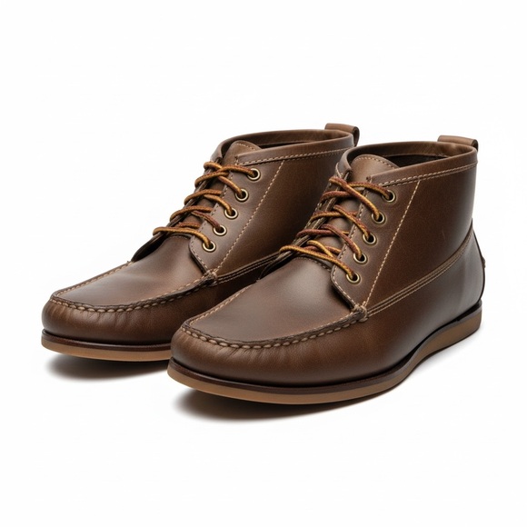 L.L. Bean Other - LL Bean Signature Eastport Moc Chukka Boots Mens 9.5 D Brown Leather 281251